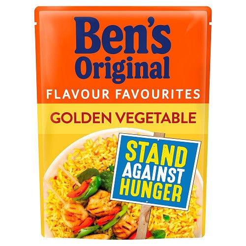 Bens Original Golden Vegetable Microwave Rice 250g (Case of 6) - BritishGram.com