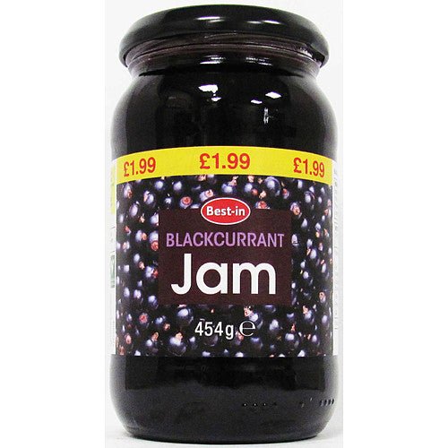 Bestin Jam Blackcurrant PMP 454g (Case of 6) - BritishGram.com