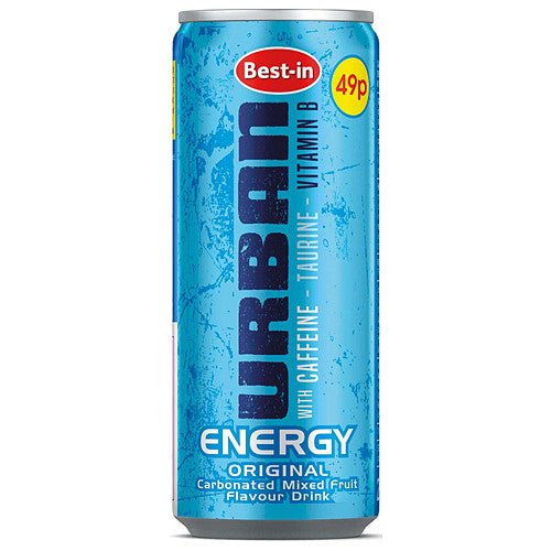 Bestin Urban Energy Drink PMP 250ml (Case of 24) - BritishGram.com