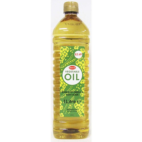 BestIn Vegetable Oil PMP 1Ltr (Case of 6) - BritishGram.com