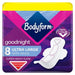 Bodyform Cour - V Ultra Night Sanitary Towels Wings 8 Pack PMP (Case of 10 Total 80 Wings) - BritishGram.com
