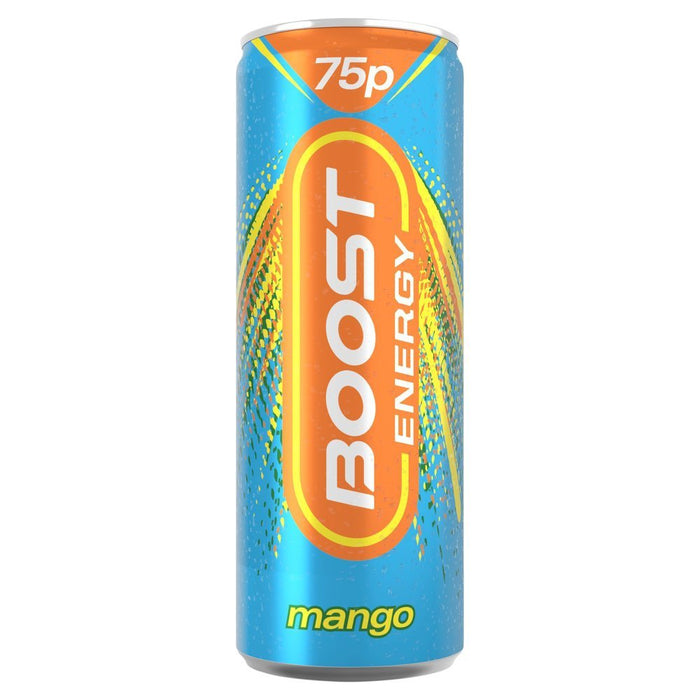Boost Energy Mango PMP 250ml (Case of 24) - BritishGram.com
