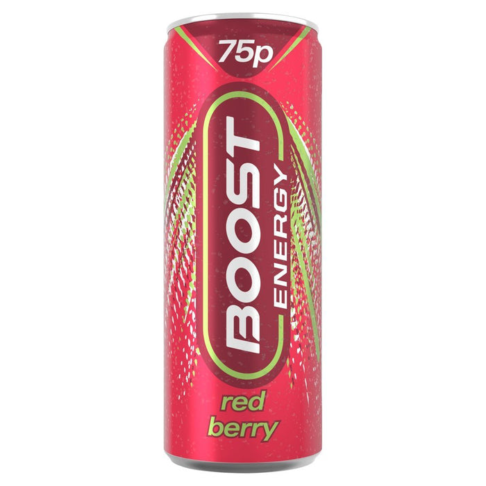 Boost Energy Red Berry PMP 250ml (Case of 24) - BritishGram.com