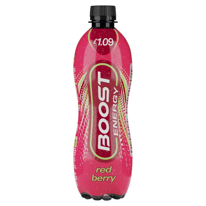 Boost Energy Red Berry PMP 500ml (Case of 12) - BritishGram.com