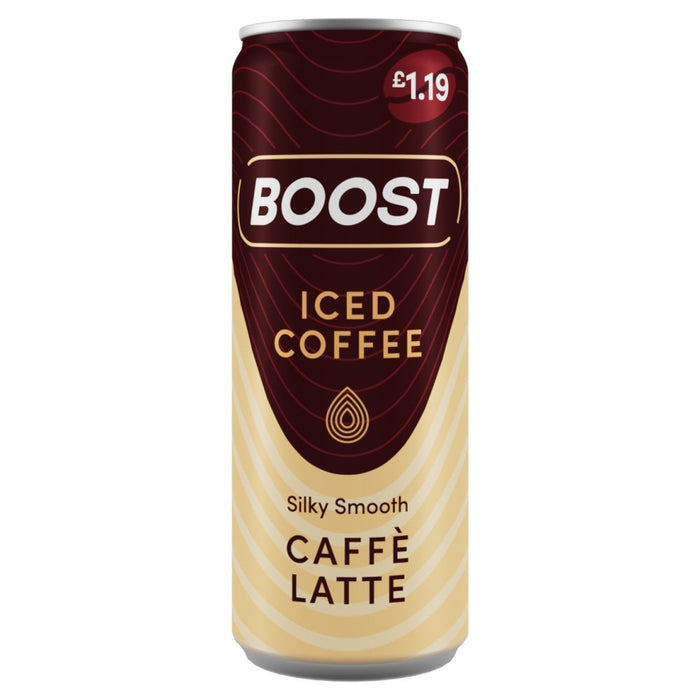 Boost Iced Coffee Caffè Latte PMP 250ml (Case of 12) - BritishGram.com