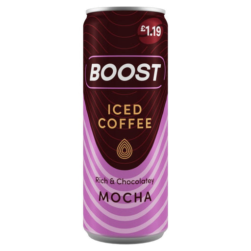 Boost Iced Coffee Mocha PMP 250ml (Case of 12) - BritishGram.com
