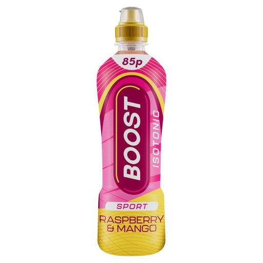 Boost Isotonic Sport Raspberry & Mango 500ml (Case of 12) - BritishGram.com