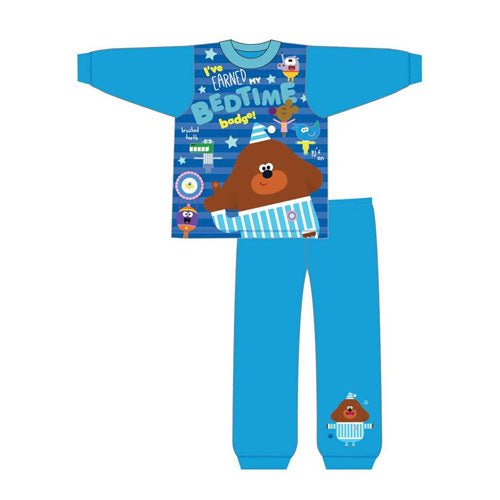 Boys Toddler Duggee Bedtime Badge Snuggle Fit Pyjama - BritishGram.com