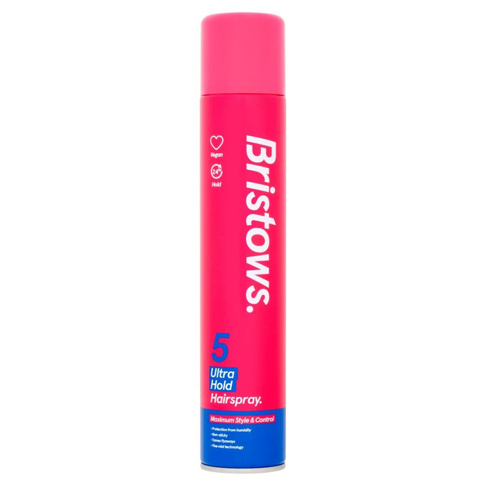 Bristows 5 Ultra Hold Hairspray 400ml (Case of 6) - BritishGram.com