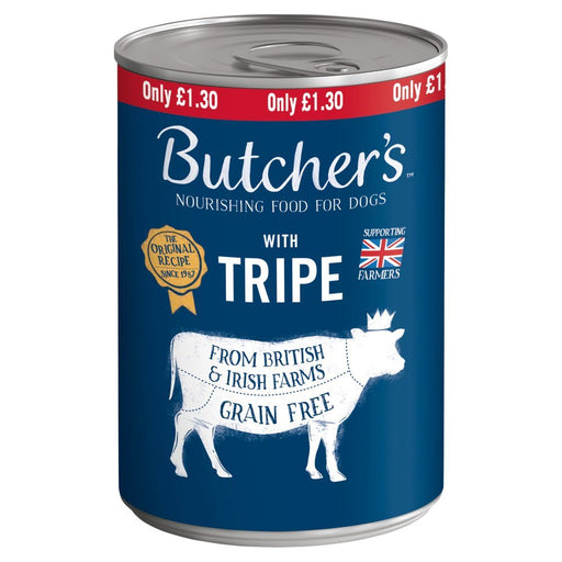 Butcher's Tripe Dog Food 400g (Case of 12) - BritishGram.com