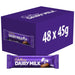 Cadbury Dairy Milk Chocolate Bar 45g (Case of 48) - BritishGram.com