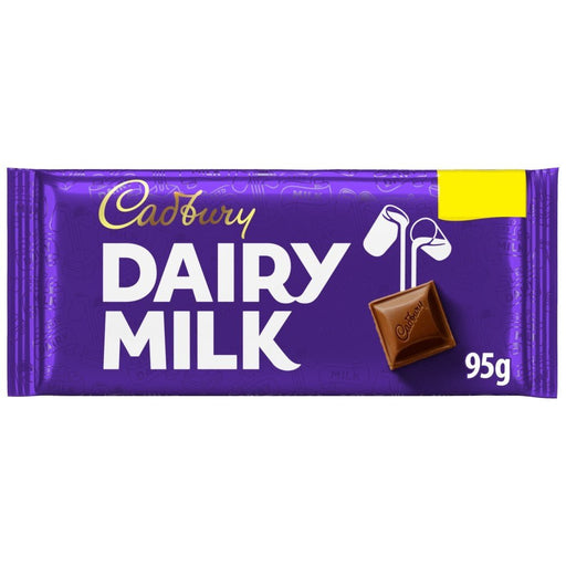 Cadbury Dairy Milk Chocolate Bar PMP 95g (Case of 22) - BritishGram.com