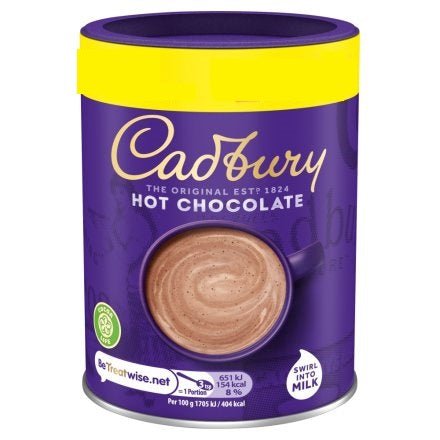 Cadbury Original Drinking Hot Chocolate PMP 250g (Case of 6) - BritishGram.com