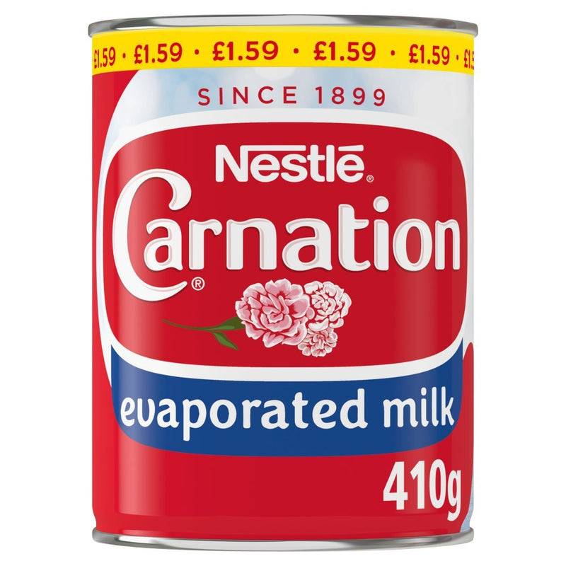 Carnation Evaporated Milk PMP 410g (Case of 12) - BritishGram.com
