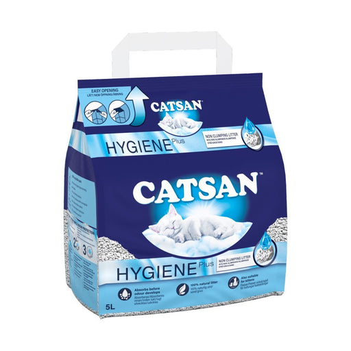 Catsan Hygiene Non - Clumping Odour Control Cat Litter 5Ltr - BritishGram.com
