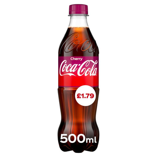 Coca - Cola Cherry PMP 500ml (Case of 12) - BritishGram.com