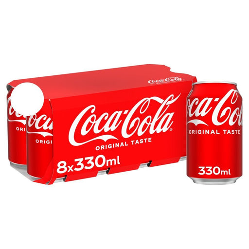 Coca - Cola Original Taste 8 x 330ml - BritishGram.com