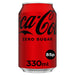 Coca - Cola Zero Sugar PMP 330ml (Case of 24) - BritishGram.com