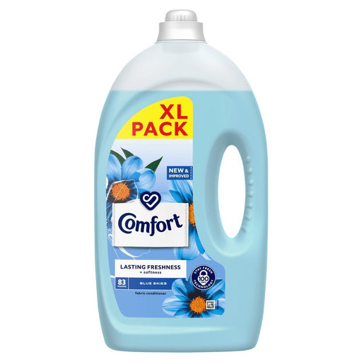 Comfort Fabric Conditioner Blue Skies 83 Wash 2.49Ltr - BritishGram.com