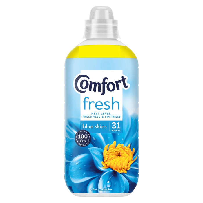 Comfort Fresh Fabric Conditioner Blue Skies 31 washes 930ml (Case of 8) - BritishGram.com