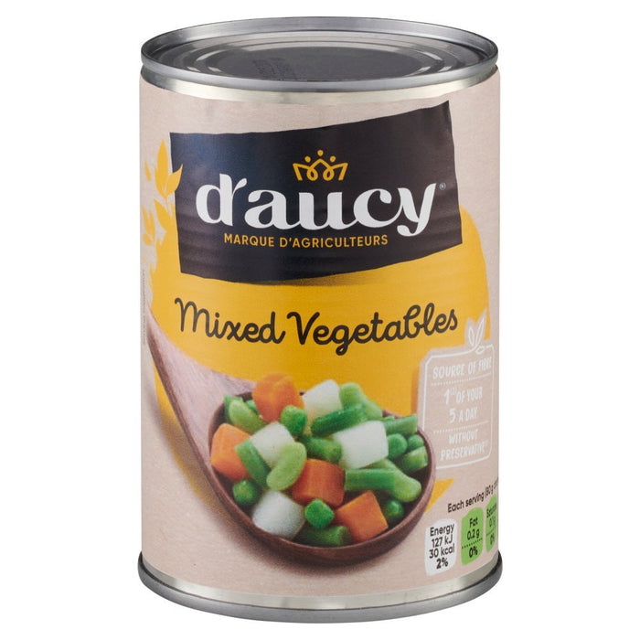 D'Aucy Mixed Vegetables 400g (Case of 12) - BritishGram.com