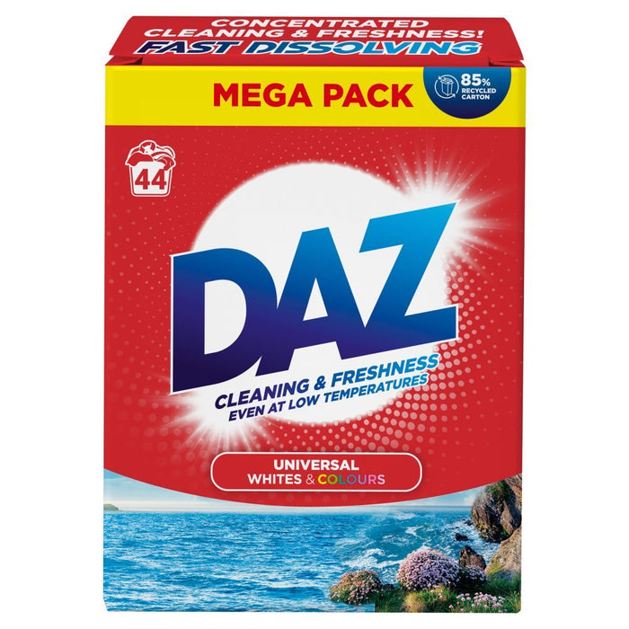 Daz Universal Whites & Colours 2.2kg 44Wash - BritishGram.com