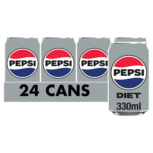 Diet Pepsi NON PMP 330ml (Case of 24) - BritishGram.com