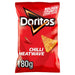 Doritos Chilli Heatwave Tortilla Chips Sharing Bag Crisps 180g (Box of 12) - BritishGram.com