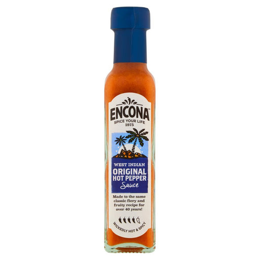 Encona West Indian Original Hot Pepper Sauce 142ml (Case of 6) - BritishGram.com