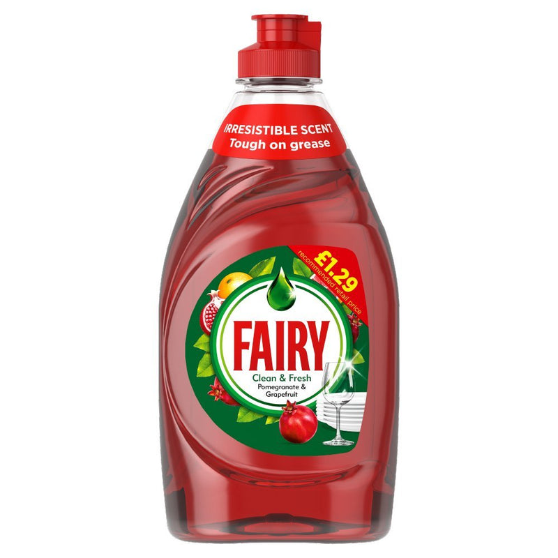 Fairy Washing Up Liquid Pomegranate & Grapefruit 320ml - BritishGram.com