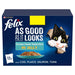 FELIX AS GOOD AS IT LOOKS Ocean Feast Selection in Jelly PMP 12x100g (Case of 4) - BritishGram.com