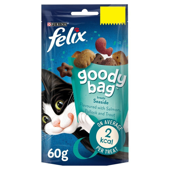Felix Goody Bag Treats Seaside PMP 60g (Case of 8) - BritishGram.com