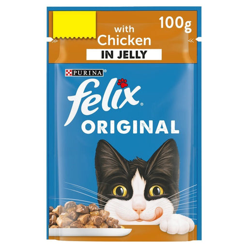 FELIX Original with Chicken in Jelly PMP 85g (Case of 20) - BritishGram.com