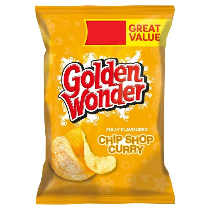 Golden Wonder Fully Flavoured Chip Shop Curry PMP 57g (Box of 18) - BritishGram.com