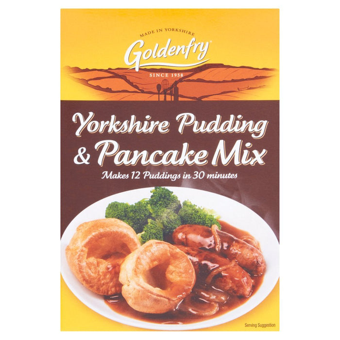 Goldenfry Yorkshire Pudding & Pancake Mix, 142g (Case of 6) - BritishGram.com