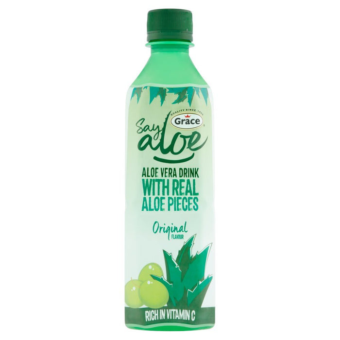 Grace Say Aloe Vera Drink Original Flavour 500ml (Case of 12) - BritishGram.com