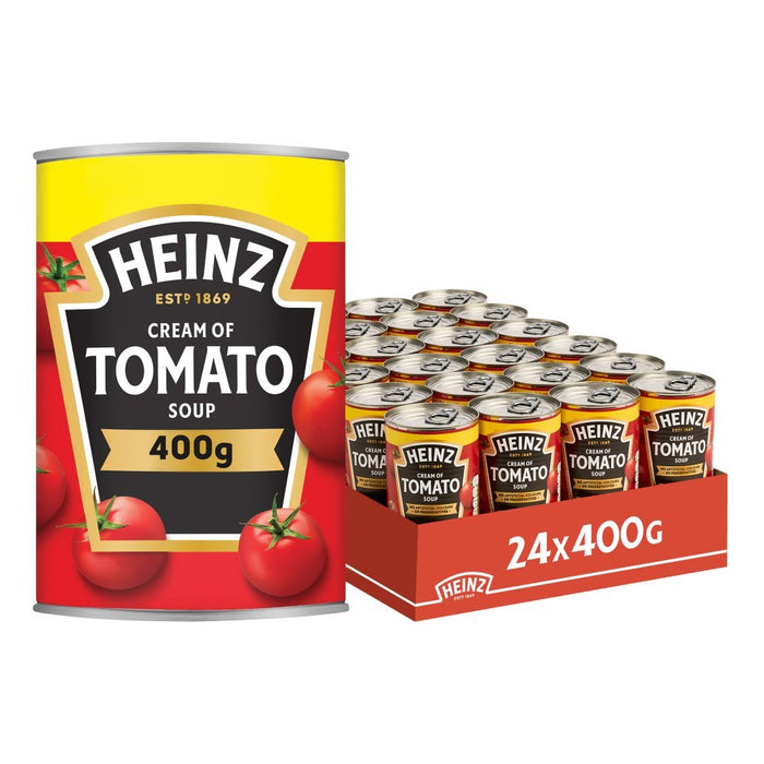 Heinz Cream of Tomato Soup PMP 400g (Case of 24) - BritishGram.com