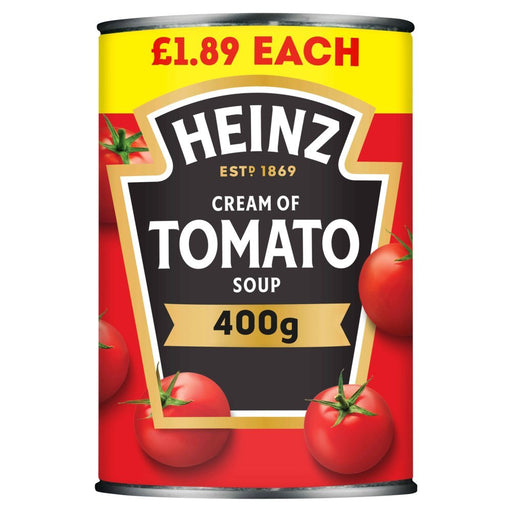 Heinz Cream of Tomato Soup PMP 400g (Case of 24) - BritishGram.com