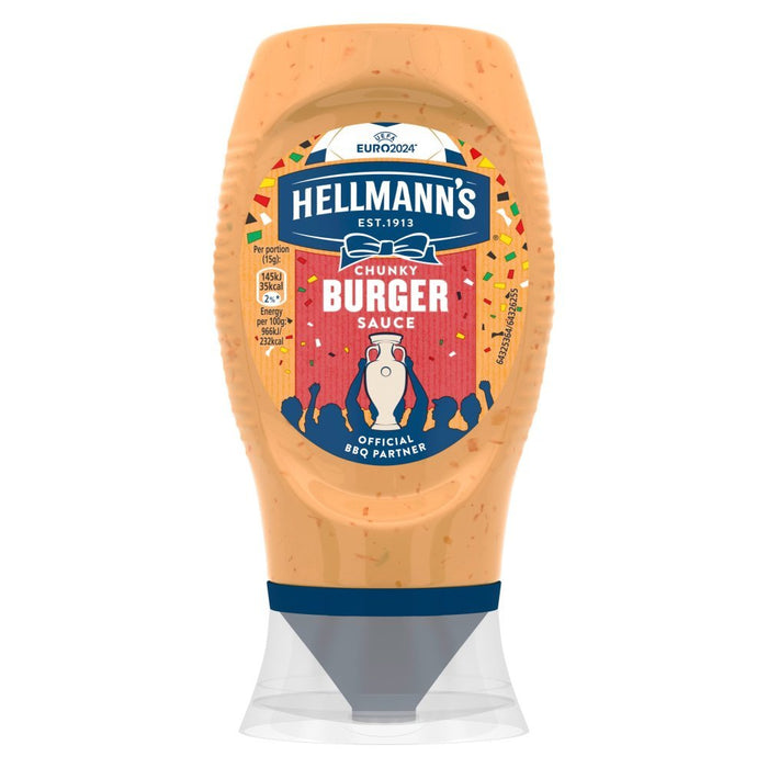 Hellmann's Chunky Burger Sauce, 250ml (Case of 8) - BritishGram.com
