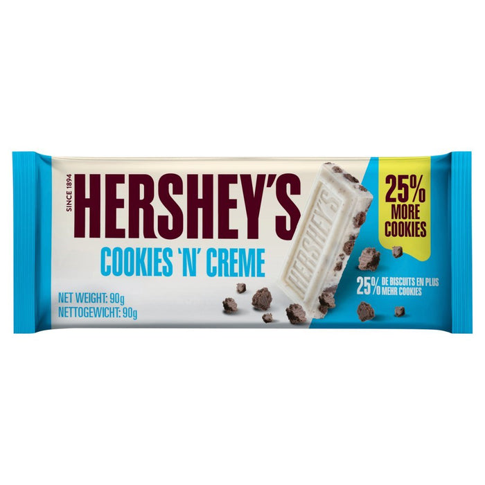 Hershey's Cookies 'n' Creme 90g (Box of 24) - BritishGram.com