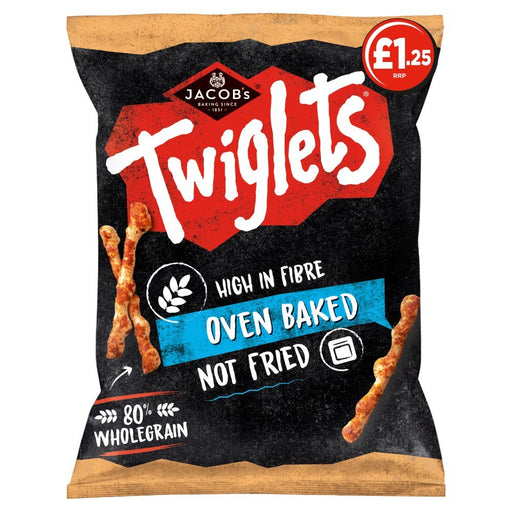 Jacob's Twiglets Original PMP 105g (Box of 12) - BritishGram.com