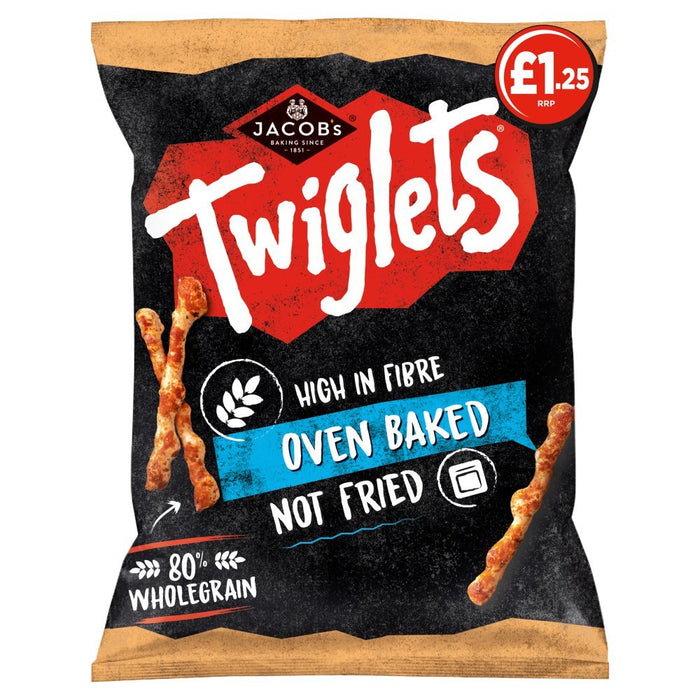 Jacob's Twiglets Original PMP 105g (Box of 12) - BritishGram.com