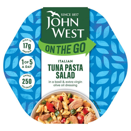 John West On the Go Italian Tuna Pasta Salad 220g (Case of 6) - BritishGram.com