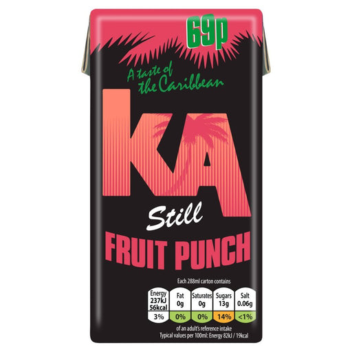 KA Still Fruit Punch 288ml (Case of 27) - BritishGram.com