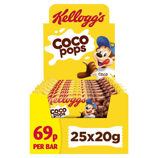 Kellogg's Coco Pops, 20g (Box of 25) - BritishGram.com