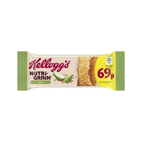 Kellogg's Nutri - Grain Apple Bar 37g (Box of 25) - BritishGram.com