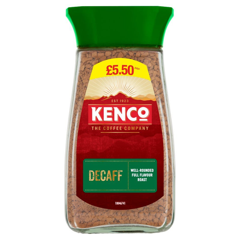 Kenco Decaf Instant Coffee PMP 100g (Case of 6) - BritishGram.com