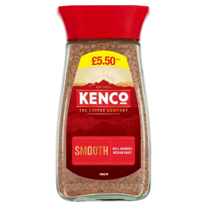 Kenco Smooth Instant Coffee PMP 100g (Case of 6) - BritishGram.com