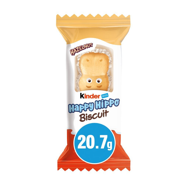 Kinder Happy Hippo Hazelnut Biscuit 20.7g (Box of 28) - BritishGram.com