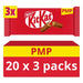 KitKat 4 Finger Milk Chocolate Biscuit Bar 3 Pack Multipack 124.5g (Box of 20) - BritishGram.com
